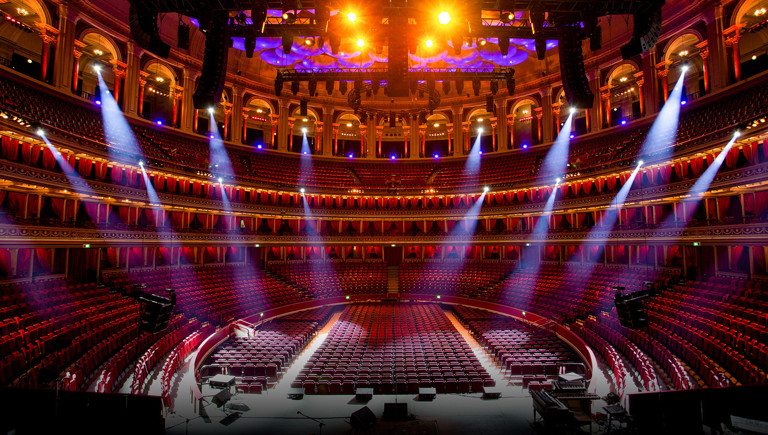 Lighting up the Royal Albert Hall